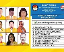 Daftar Calon Anggota Dprd Dki Jakarta 2024