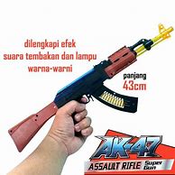 Pistol Mainan Suara Asli